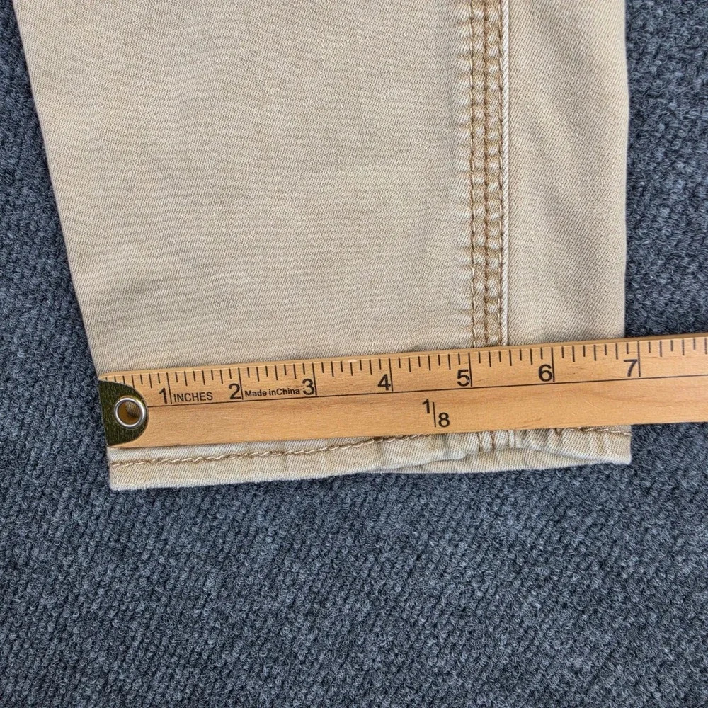 Buckle BKE Jake Straight Pants Men 33x32 Tan Khaki Stretch Regular Fit Mid Rise